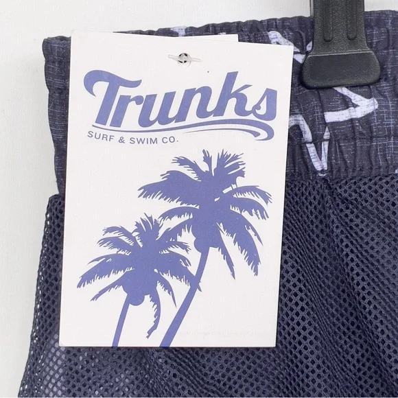 TRUNKS SURF AND SWIM CO. Swim Shorts Pockets Quick Dry Technology Starts Print - Picture 13 of 16